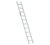Baulich | Échelle - Échelle en aluminium - Échelle simple - 10 échelons - Charge maximale 150 kg - Échelle légère - Hauteur de travail 3,73 m