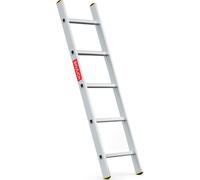 Baulich | Échelle - Échelle en aluminium - Échelle simple - 5 échelons - Charge maximale 150 kg - Échelle compacte - Hauteur de travail 2,44 m