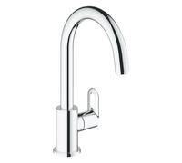 BauLoop robinet évier à levier en métal 1/2" avec bec pivotant, chrome (G31222000)