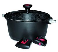 Faitout Baumalu Avec Couvercle Verre Granit Pro 24
