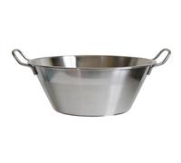 Baumalu, Bassine à Confiture 38 cm en Acier Inoxydable Argenté, Capacité 9L, Poignées Métal, Compatible Tous Feux y compris Induction, Idéale pour Confitures et Cuisines Maison