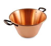 CUIVRE Bassine à confiture ép. 1.2 mm gelée D 26.5 cm 4L
