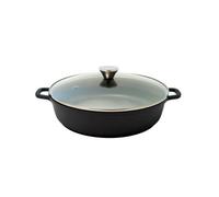 Cocotte en fonte 36cm 6.5l noir - Baumalu - 384941 -