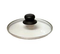 BAUMALU - Couvercle verre - 20 cm - bouton bakélite - trou vapeur
