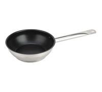 Baumalu Lot de 3 Poêles Gastronomie en Acier Inoxydable 20 cm, 24 cm et 28 cm pour Cuisine Performante
