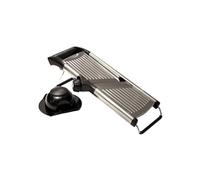 Baumalu, Mandoline ChefPro Multifonctions - 3 Lames Différentes, Taille 40 x 17 x 8 cm, en Plastique Durable, Idéale pour Légumes et Fruits, Accessoire de Cuisine Pratique et Efficace