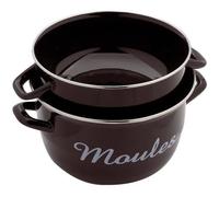 Marmite à moules émail Marquée D18 cm Coloris Noir