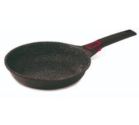 Baumalu Poêle Granit PRO – Fonte aluminium, revêtement céramique, manche amovible, induction – 26 cm