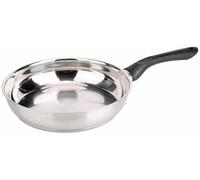 Baumalu - Poêle à Frire Primo Inox - 20 cm - Induction | Inox robuste à chaleur uniforme, poignée ergonomique et design anti-adhésif ; compacte, compatible tous feux induction