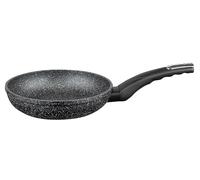 Baumalu - Poêle Granit Evolution 28 cm - Aluminium Forgé - Noir | Aluminium forgé robuste, triple revêtement anti-adhérent, manche ergonomique ; garantie 2 ans, tous feux dont induction