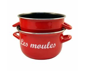 BAUMALU Pot à moules - 24 cm - Marquage rouge
