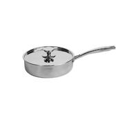 Sauteuse inox tripli avec couvercle inox BAUMALU D24 cm