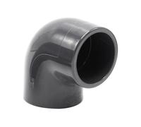 Baumaxxe Coude PVC-U 40 mm 90° PN16 Gris - bm083