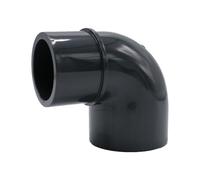 Baumaxxe Coude réducteur PVC-U 50 mm vers 32 mm 90° - bm168 | Raccord pression à coller blanc, idéal pour plomberie piscine, bassin et arrosage.