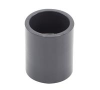 Baumaxxe Manchon PVC-U à coller avec butée interne PN16 I 32 mm 1 pouce gris I raccord droit pour tube pression piscine arrosage bassin aquariophilie I bm036