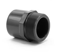 Baumaxxe Manchon réducteur PVC-U à coller 63/50 mm vers filetage mâle 2 pouces I Raccord pression pour tuyaux 50 mm ou manchons 63 mm I Piscine arrosage I bm078