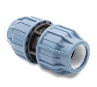 Baumaxxe Raccord à compression 40 mm droit I Manchon de jonction pour tube PE I Polypropylène PN16 I Irrigation jardin piscine bassin I bm304