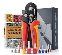 BAURIX® Pince à Sertir Embouts 0,25-10 mm² - Set 8-18, Sertissage Carré