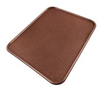 BAUSTER® Plaque de sol 80 x 60 cm - Plaque de cheminée - Plaque de sol robuste - Couleur cuivre