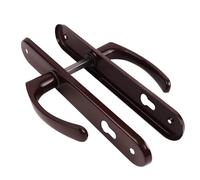 Bauster® Poignée de porte 72/90 mm Garniture PZ/BB/WC Poignée de porte en acier inoxydable Türklinke Drückergarnitur Plaque longue Garniture de poignée de porte, Poignée de porte intérieure/extérieure