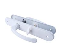 Bauster poignée de porte 72/90 mm - Modèle PZ/BB/WC - Longue - Intérieure - Extérieure (version WC, blanc, 90 mm)