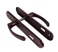 Bauster® Poignée de porte 72/90 mm - Modèle PZ/BB/WC - Poignée de porte - Ferrure de porte - Béquille de porte - Garniture de poignée - Plaque longue - Garniture de béquille, Porte intérieure Porte