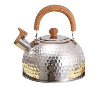 Bavokon Bouilloire Sifflante & Théière Design Vintage avec Poignée, Faciles À pour Cuisinières Gaz Et Induction