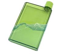 Bavokon Bouteille d'eau Plate 350 Ml/420 ML,Bouteille Transparente A5/,Bouteille Plate D'Jus,Portable Bouteille pour Maison,Bureau,l'extérieur,Camping,randonnée,Sport Et Pique-Nique