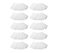 Baxnore 100 pièces ensemble 125 kHz sans contact Smart RFID carte d'identité de proximité lecture seule carte d'accès EM4100 pour contrôle d'accès parking blanc PVC 86x54mm