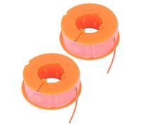 Baxnore 2pcs Nylon Trimmer Line Tool, 1,8 mm Filament Hexagonal avec Noyau Anti-Vibration, Accessoires de Remplacement pour Les tondeuses à Gazon (Orange)