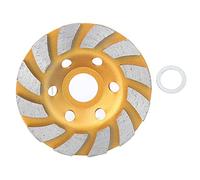 Baxnore 4 pouces meule diamantée en forme de bol disque de meulage pierre béton granit outil de meulage haute dureté diamant abrasif 100mm pour pierre de granit béton (grosse bosse)