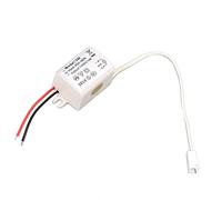 Baxnore Adaptateur d'alimentation pour lecteur LED 12 V 3 W Protection contre les surtensions de taille compacte Protection contre les courts-circuits pour bandes lumineuses LED Am