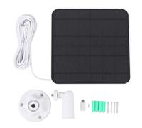 Baxnore Chargeur de panneau solaire 12 W Alimentation sans interruption pour projecteur Essential XL Spotlight Caméra Mangeoire à oiseaux avec câble de 9,8 pieds IP66 Support mural
