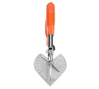 Baxnore Ciseaux multifonctionnels à angle réglable SK5, outil de coupe tranchant de haute précision pour bandes de caoutchouc et de plastique, poignée durable orange et bleu (Cisaille à angle