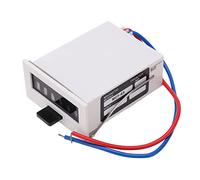 Baxnore Compteur électromagnétique Compteur d'impulsions électronique précis à 6 chiffres à grande vitesse pour machines textiles Coque PC ignifuge Noir (DC12V)