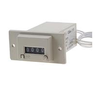 Baxnore CSK4 YKW Compteur électromagnétique à 4 chiffres AC AC DC 24 V Compteur d'impulsions à grande vitesse enregistrant les signaux d'impulsion électriques cumulés pour les mach (DC24V)