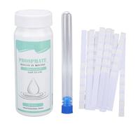 Baxnore de test d'eau PO4, 50 points, détection rapide et précise, kit de test d'eau de piscine pour piscines et aquariums avec tube à essai et nuancier