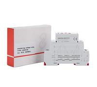 Baxnore GRV8 02 Relais de surveillance de tension monophasé Dispositif de protection contre les surtensions Mesure True RMS Temps de retard réglable pour les équipements de protect (GRV8-02/D12)