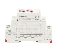 Baxnore GRV8 02 Relais de surveillance de tension monophasé Dispositif de protection contre les surtensions Mesure True RMS Temps de retard réglable pour les équipements de protect (GRV8-02/AD240)