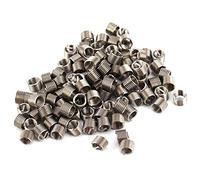 Baxnore Kit d'insertion de filetage 100 pièces en acier inoxydable 304 haute résistance M5 x 0,8 x 1,5D outil de réparation de filetage pour pièces en alliage d'aluminium portant u