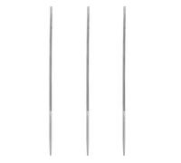 Baxnore Limes d'affûtage de chaîne de tronçonneuse Ronde, aiguisoir Professionnel en Acier à roulement Durable de Haute dureté pour Accessoires de Tondeuse à Gazon, Ensemble de 3 p
