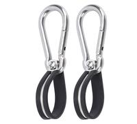 Baxnore Lot de 2 colliers de serrage Airpower en acier inoxydable, support de suspension, ensemble de fixation, colliers de serrage pour kit de conduites d'air 3 en 1, durable, rés