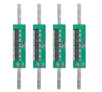 Baxnore Lot de 4 Panneaux de Protection de Batterie au Lithium 3,7 V 15 A, Protection Contre Les surcharges et Les décharges avec Circuit Stable pour Lampe Solaire, lumière LED, ta