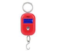 Baxnore Mini balance électronique portable 25 kg 5 g, porte-clés de poche numérique, crochet de poids, matière plastique de qualité supérieure, écran LCD, conception d'arrêt automa