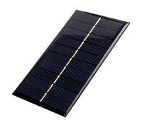 Baxnore Mini panneau solaire en polysilicium, cellule solaire efficace pour pompe à eau, réverbère 1.2W 5V