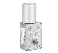 Baxnore Réducteur de Turbine à verrouillage automatique, moteur à engrenage Turbo DC12V, 5 tr/min, 8300 tr/min, pour ouvre-porte et fenêtre, Mini treuil JX1650 370, aluminium et la