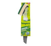 Bayeco Brosse à récurer en Fibre Verte + Manche 1 unité 40 g
