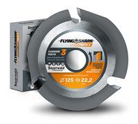 Bayerwald Flying Shark Ø 125mm (3 dents) Lame de scie à bois - sculpter, écorcer - pour les coupes les plus rapides