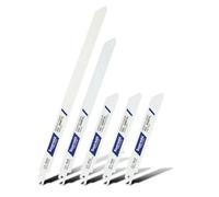 Bayerwald - Jeu de 5 lames de scie sabre pour tôles/angles/tubes (métal) 8-18 pces - tige universelle
