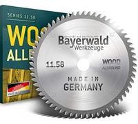 Bayerwald - Lame de scie circulaire Carbure de tungstène pour le bois - Ø 260 mm x 2,5 mm x 30 mm | Denture biaise alternée (48 dents) | pour Festool KS 120 | KS 88